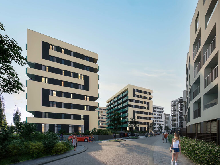 Za novými byty Vackov stojí Metrostav Development a ateliér KAAMA